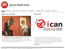 Tablet Screenshot of jessiestreettrust.org.au